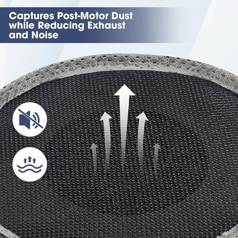 مرشح كاتم الصوت 105800 لمكنسات الظهر ProTeam 6QT Pro Team أجزاء المكنسة الكهربائية لـ Super QuarterVac، AviationVac، مرشح المكنسة الكهربائية ProVac BP in Kuwait