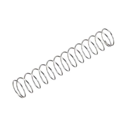 Compression Spring,304 Stainless Steel,15mm OD,1mm Wire Size,45mm Compressed Length,90mm Free,35N Load Capacity,Silver Tone,5pcs in Saudi Arabia