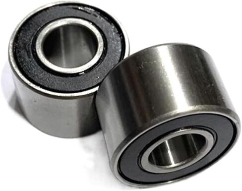 Bimetal Seal Shield Micro deep Groove Bearing 1pcs 5001-2RS 12 * 28 * 16mm ABEC-1 Thickened Double Row Bearing(5001-2RS ABEC 1) in Saudi Arabia