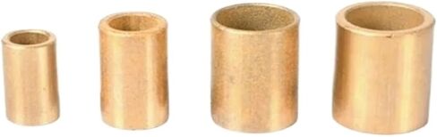 Bimetal Seal Shield Micro deep Groove Bearing Diameter Self-Lubricating Bearing Powder Metallurgy Oil Copper Bushing Guide Sleeve Height 6-20mm(6x12x10mm 5pcs) in Saudi Arabia