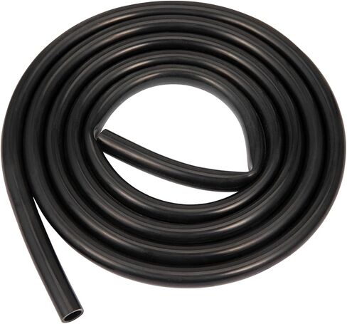 Silicone Tubing 3/4" ID × 1" OD, 16FT Black Food-Grade Flexible Hose, High Temp Resistant Pure Silicone Tube for Home Brewing, Wine Making, Hydroponics, Aquarium & Pond Pump (3/4" × 1") in Saudi Arabia