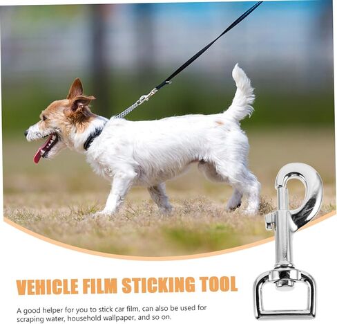2Pcs Metal Leash Clasp Snap Hooks Durable Chain Clasps for Luggage Straps and Backpack Buckles Quick and Secure Fastening for Walking and in Saudi Arabia