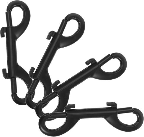 Tofficu 4Pcs Double Ended Bolt Snap Hooks Versatile Metal Trigger Clips for Ropes Chains and Animal Leashes Safe Hook Design for Quick Connections for Gear Collection in Saudi Arabia