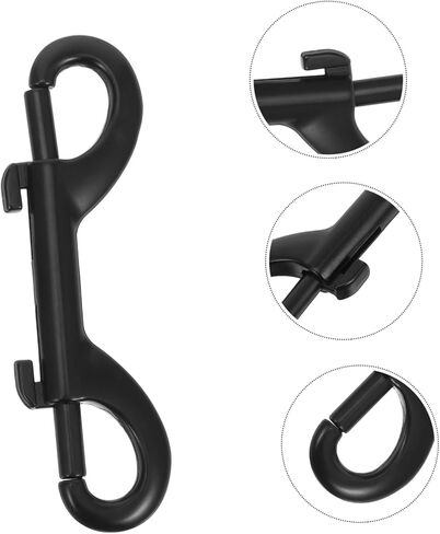 Tofficu 4Pcs Double Ended Bolt Snap Hooks Versatile Metal Trigger Clips for Ropes Chains and Animal Leashes Safe Hook Design for Quick Connections for Gear Collection in Saudi Arabia