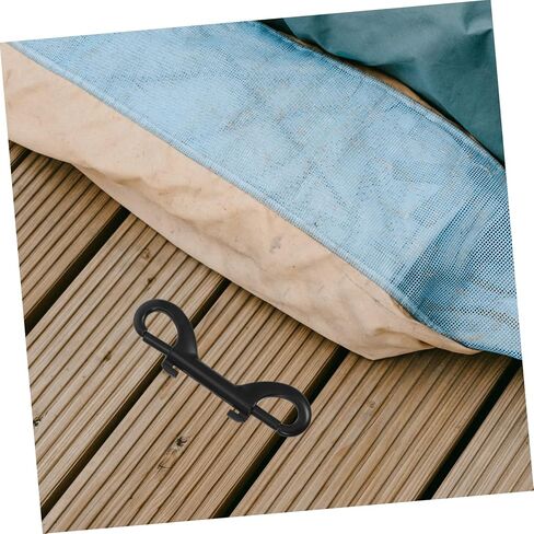 Tofficu 4Pcs Double Ended Bolt Snap Hooks Versatile Metal Trigger Clips for Ropes Chains and Animal Leashes Safe Hook Design for Quick Connections for Gear Collection in Saudi Arabia