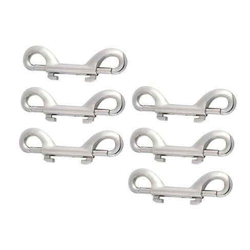 Sosoport 6Pcs Double Ended Snap Hooks for Pet Leashes Heavy Duty Clips Secure Closure for Outdoor Use and Luggage Smooth Surface for Safe Use in Saudi Arabia