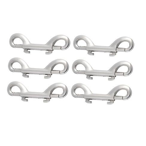 Ciieeo 6Pcs Double Ended Snap Hooks Heavy Duty Pet Buckle Hooks for Dog Leashes Backpack Luggage Versatile Clips for Indoor Outdoor Use in Saudi Arabia