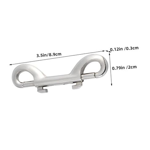 Ciieeo 6Pcs Double Ended Snap Hooks Heavy Duty Pet Buckle Hooks for Dog Leashes Backpack Luggage Versatile Clips for Indoor Outdoor Use in Saudi Arabia