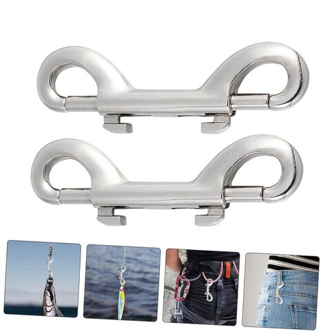 Ciieeo 6Pcs Double Ended Snap Hooks Heavy Duty Pet Buckle Hooks for Dog Leashes Backpack Luggage Versatile Clips for Indoor Outdoor Use in Saudi Arabia