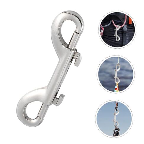 Ciieeo 6Pcs Double Ended Snap Hooks Heavy Duty Pet Buckle Hooks for Dog Leashes Backpack Luggage Versatile Clips for Indoor Outdoor Use in Saudi Arabia
