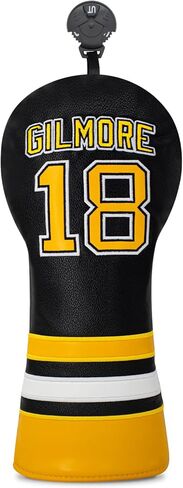 Golf Headcovers Golf Club Headcovers Sports Style Number 18 Premium Leather Driver Fairway(FW) Wood Hybrid(UT), Golf Blade Mallet Putter Cover in Saudi Arabia