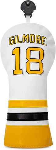 Golf Headcovers Golf Club Headcovers Sports Style Number 18 Premium Leather Driver Fairway(FW) Wood Hybrid(UT), Golf Blade Mallet Putter Cover in Saudi Arabia