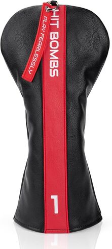 Golf Head Covers, Leather Driver Headcover, Fairway Wood Cover, Hybrid Head Covers – Advanced Embroidery Golf Club Head Covers for Men Women Play FEARLESSLY Golf Headcovers in Saudi Arabia