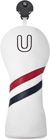 Golf Club Head Covers for Driver Fairway Woods and hybrids - Leather Head Covers disigned to fit All Drivers and Woods - Embroidery Number Vintage Leather Style - Soft and Delicate Interior. in Saudi Arabia