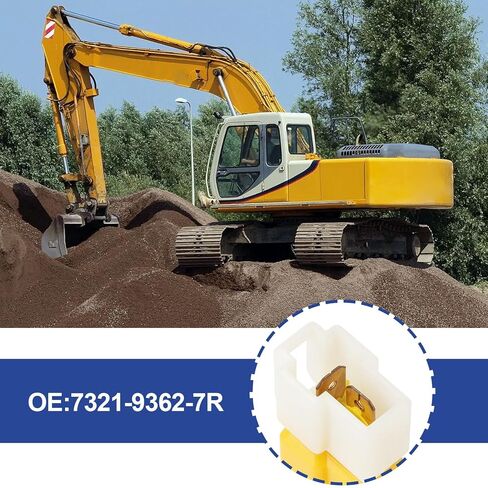 ECSiNG 2PCS Excavator Diode Fuse Tube 7321-9362-7R 3A Compatible with Kato Compatible with Yanmar 60-3 Excavator in Saudi Arabia