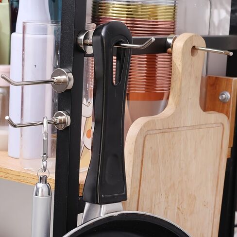 10 عبوات من خطافات مغناطيسية نيوديميوم قوية، خطافات كروز شديدة التحمل مقاس 2.76 بوصة مع تصميم طويل مضاد للسقوط، لا توجد شماعات مغناطيسية للثلاجة، المرآب، المطبخ، مناشف التعليق، المفاتيح، المظلات in Kuwait