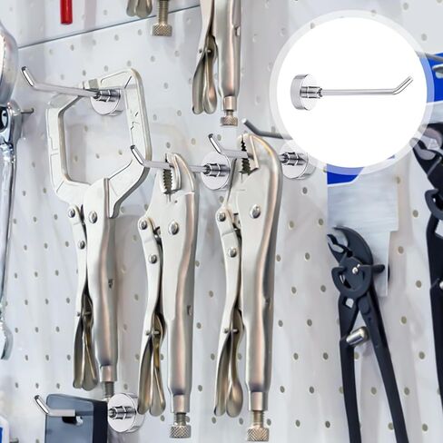 10 عبوات من خطافات مغناطيسية نيوديميوم قوية، خطافات كروز شديدة التحمل مقاس 2.76 بوصة مع تصميم طويل مضاد للسقوط، لا توجد شماعات مغناطيسية للثلاجة، المرآب، المطبخ، مناشف التعليق، المفاتيح، المظلات in Kuwait