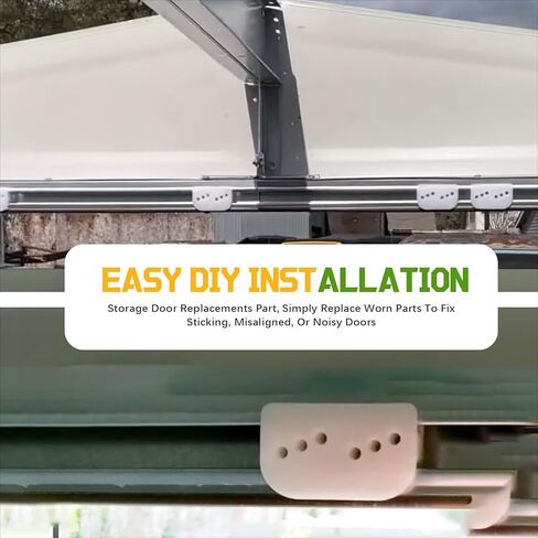 طقم ضبط الباب لمنتجات تخزين سقيفة السهم، Dk100-A طقم أبواب سقيفة منزلقة - أسود in Kuwait