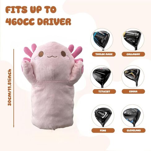 Funny Golf Club Driver Head Covers, Animal Cartoon Personalized Golf Club Headcovers for Women Kid Men in Saudi Arabia
