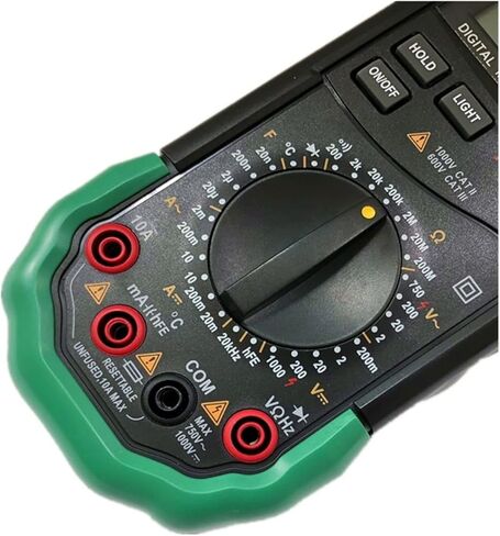 Current Signal Generator Digital Multimeter Capacitance Frequency Temperature Meter Multimetro Multitester Protection Circuit Anti-Burn, Green in Kuwait