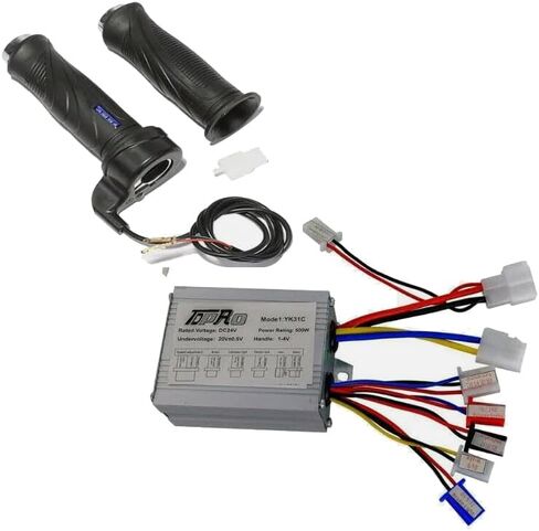 36V 350W Brush Motor Controller and Twist Throttle Grip for Scooter Quad ATV E Bike Razor Dirt Bike Bicycles in Saudi Arabia