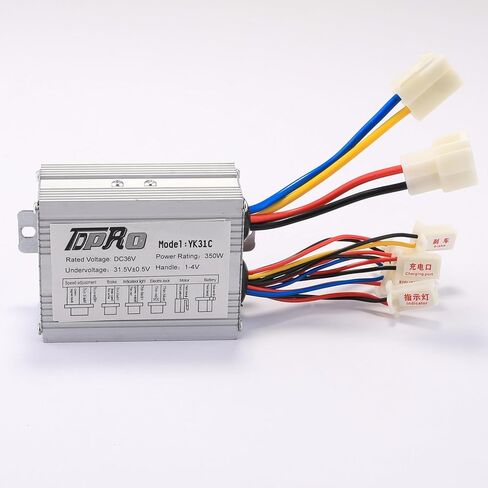 36V 350W Brush Motor Controller and Twist Throttle Grip for Scooter Quad ATV E Bike Razor Dirt Bike Bicycles in Saudi Arabia