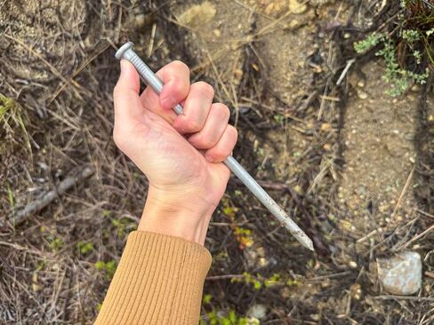 مسامير سبايك ذات مناظر طبيعية مقاس 3/8 بوصة × 10 بوصة من Sandbaggy - مسامير خشبية مجلفنة - البناء، حواف المناظر الطبيعية، الإطار، نسيج المناظر الطبيعية (3/8 بوصة × 10 بوصة (مجلفنة)، 20) in Kuwait