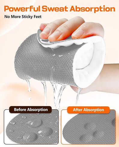 Cloud-Like Comfort Insoles for Men & Women | 4D Massage Cushioning Memory Foam & Arch Support, Orthopedic Inserts for Pain Relief, All-Day Standing, Work, Running, Black 1 Pair in Saudi Arabia