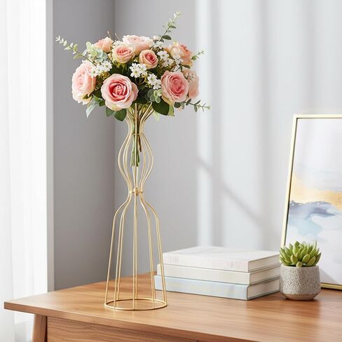 Wedding Centerpieces Display Stand - 2 Pcs 23.6in/60cm Tall Flower Holder Artificial Arrangement Flower Stand Vases,Wedding,Anniversary,Events,Home Decor in Kuwait