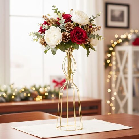 Wedding Centerpieces Display Stand - 2 Pcs 23.6in/60cm Tall Flower Holder Artificial Arrangement Flower Stand Vases,Wedding,Anniversary,Events,Home Decor in Kuwait