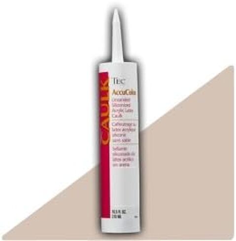 TEC Accucolor Siliconized Unsanded Acrylic Caulk 940 Antique White in Saudi Arabia