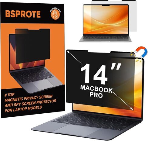 Magnetic Privacy Screen for MacBook Air 15-inch (2023-2025, M2, M3, M4), Reduce Eye Strain Laptop Privacy Screen Shield and Protector for Mac 15.3-inch (Model A2941 A3114 A3241) in Saudi Arabia