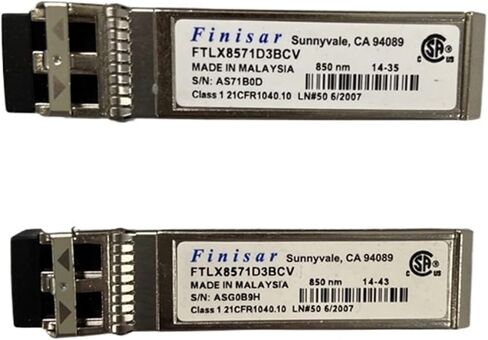 FTLX8571D3BCV 10G 10G وحدة متعددة الأوضاع 10G-850NM وحدة تبديل بطاقة الشبكة in Saudi Arabia