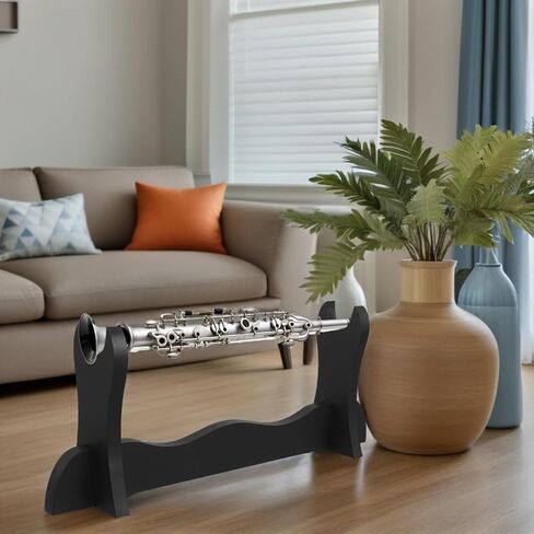 FAVOMOTO Portable Desktop Flute Stand Holder Flute Organizer Rack Single Layer Musical Instrument Storage for Home and Office in Saudi Arabia