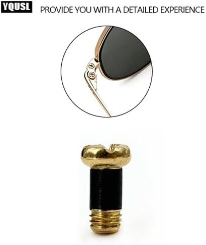 3 أزواج من براغي إصلاح بديلة ذهبية لمجموعة إصلاح النظارات الشمسية Ray-Ban Aviator RB3025 in Kuwait