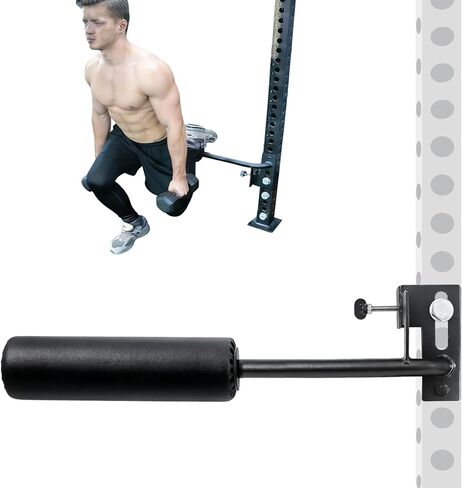 AHTAPFON Nordic Leg Roller for Rack Mounted,Bulgarian Split Squat Accessories,Nordic Hamstring Curl Attachment,Home Gym Equipment for uprights ranging from 2" to 4" wide in Kuwait