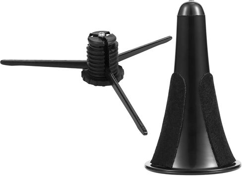Ciieeo Portable Clarinet Stand with Detachable Abs Holder, Folding Oboe and Wind Instrument Bracket, Lightweight Tripod Musician Accessory for Travel and Stage Use in Saudi Arabia