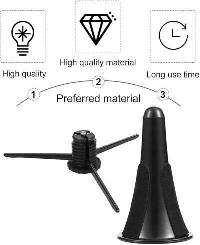 حامل كلارينيت محمول من Holibanna حامل ثلاثي القوائم معدني لآلات النفخ قابل للطي ودعامة كلارينيت للسفر والتمرين in Saudi Arabia