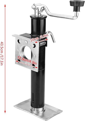 Lift Swivel Trailer Jack - Heavy Duty Marine Swivel Trailer Jack, 2000 Lbs Yacht Trailer Parts Caravan Jack Jockey Wheel, Heavy Duty Metal Stand Bolt-On Swivel Tongue in Saudi Arabia
