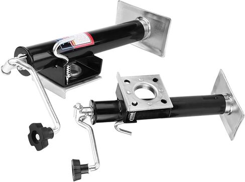 Lift Swivel Trailer Jack - Heavy Duty Marine Swivel Trailer Jack, 2000 Lbs Yacht Trailer Parts Caravan Jack Jockey Wheel, Heavy Duty Metal Stand Bolt-On Swivel Tongue in Saudi Arabia