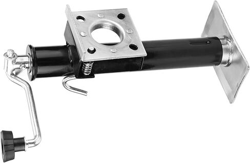 Lift Swivel Trailer Jack - Heavy Duty Marine Swivel Trailer Jack, 2000 Lbs Yacht Trailer Parts Caravan Jack Jockey Wheel, Heavy Duty Metal Stand Bolt-On Swivel Tongue in Saudi Arabia