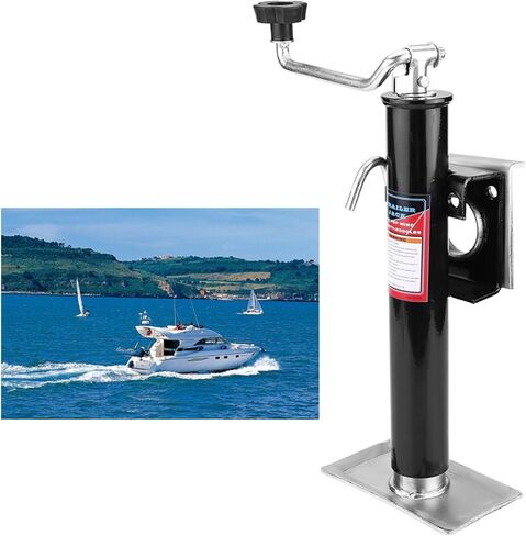 Lift Swivel Trailer Jack - Heavy Duty Marine Swivel Trailer Jack, 2000 Lbs Yacht Trailer Parts Caravan Jack Jockey Wheel, Heavy Duty Metal Stand Bolt-On Swivel Tongue in Saudi Arabia