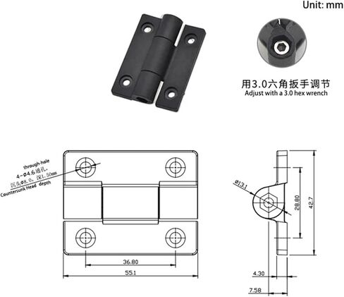 يتم إيقاف مفصلات التخميد البلاستيكية قطعة واحدة in Kuwait