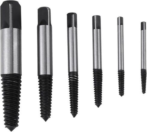 Keenso Damaged Screw Extractor HSS Stud Remover Set for Household Repair, Long Serving Life, Suitable for All Screws and Bolts, for Home Maintenance in Saudi Arabia