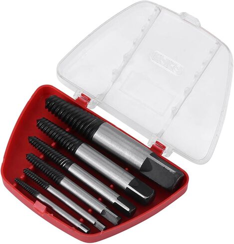 Keenso Damaged Screw Extractor HSS Stud Remover Set for Household Repair, Long Serving Life, Suitable for All Screws and Bolts, for Home Maintenance in Saudi Arabia