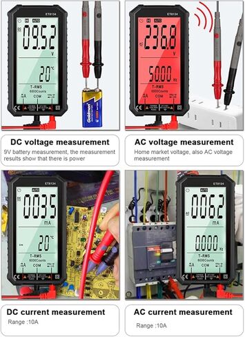 مولد الإشارة الحالي متعدد التيار المباشر الجهد الحالي التيار المتردد قياس التيار قياس مقاومة السعة (اللون: أحمر) in Kuwait