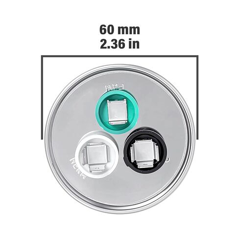 40/5uF 40/5MFD AC Capacitor CBB65B 40 5 uF MFD 40+5uF 370V/440V Round Dual Run Start A/C Capacitors ±6% for Air Conditioner in Kuwait