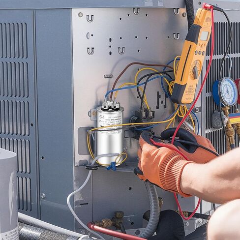 30+5 uF 30/5 MFD ±5% 370V/440VAC CBB65 Dual Run Start Round UL Listed AC Capacitor for Fan Motor Start or Heat Pump or Condenser Straight Cool(30+5uF) in Kuwait