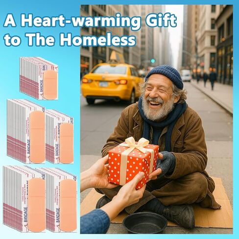 1500 جهاز كمبيوتر شخصى مجموعة متنوعة من الضمادات اللاصقة السائبة للماء لاصقة تنفس الضمادات للبشرة الحساسة المدارس الممرضات الشركات السفر مجموعات الإسعافات الأولية لوازم الرعاية بلا مأوى التبرعات (5 أحجام) in Kuwait