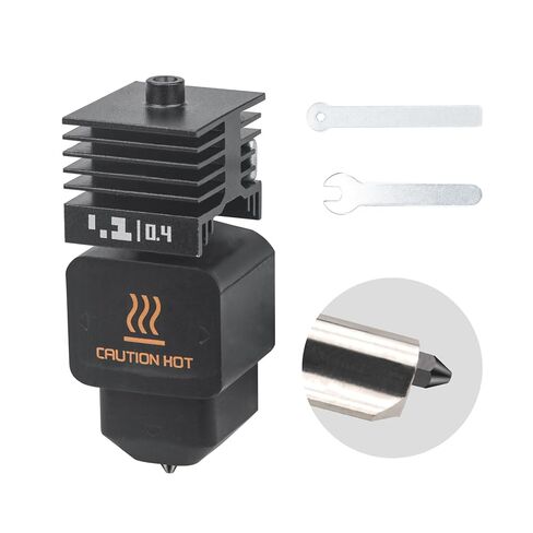 4 Pack H2D Hotend kit for Bambu Lab H2D/A1/A1 Mini 3D Printers, 0.2/0.4/0.6/0.8mm Print Head Hot End Kit Extruder Upgrade High-Temperature Hardened Steel Nozzle, Quick Swap Replacement in Kuwait